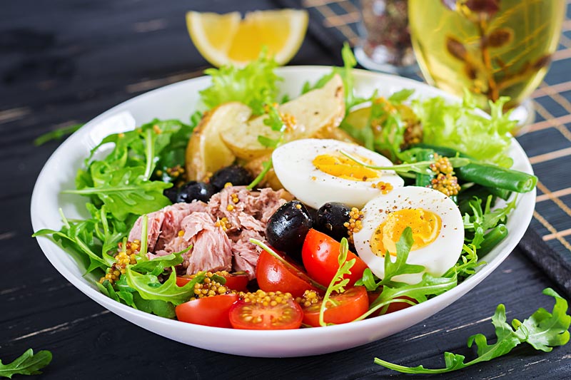 Foodpairing - Salade met tonijn en een blonde Tripel