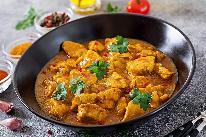 Foodpairing - Curry met kip
