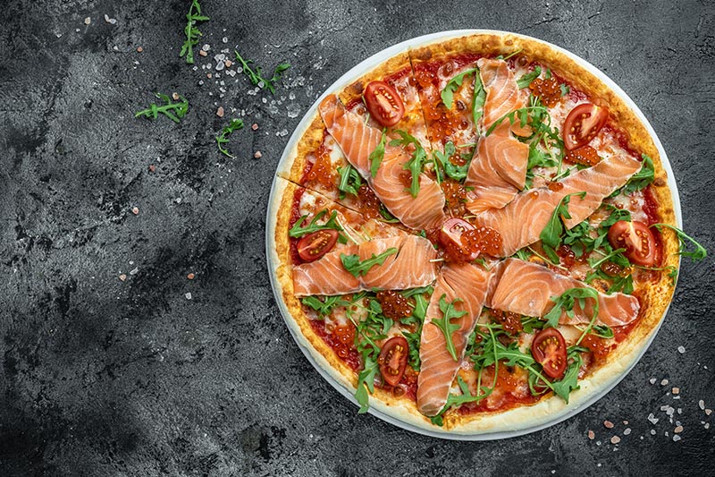 Foodpairing - Pizza met gerookte zalm en tripel